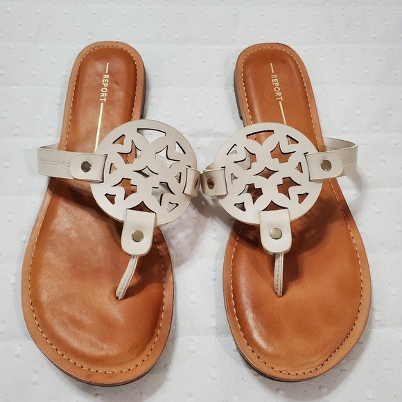 Report Genie Sandals in Bone Size 9.5 - Picture 6 of 8